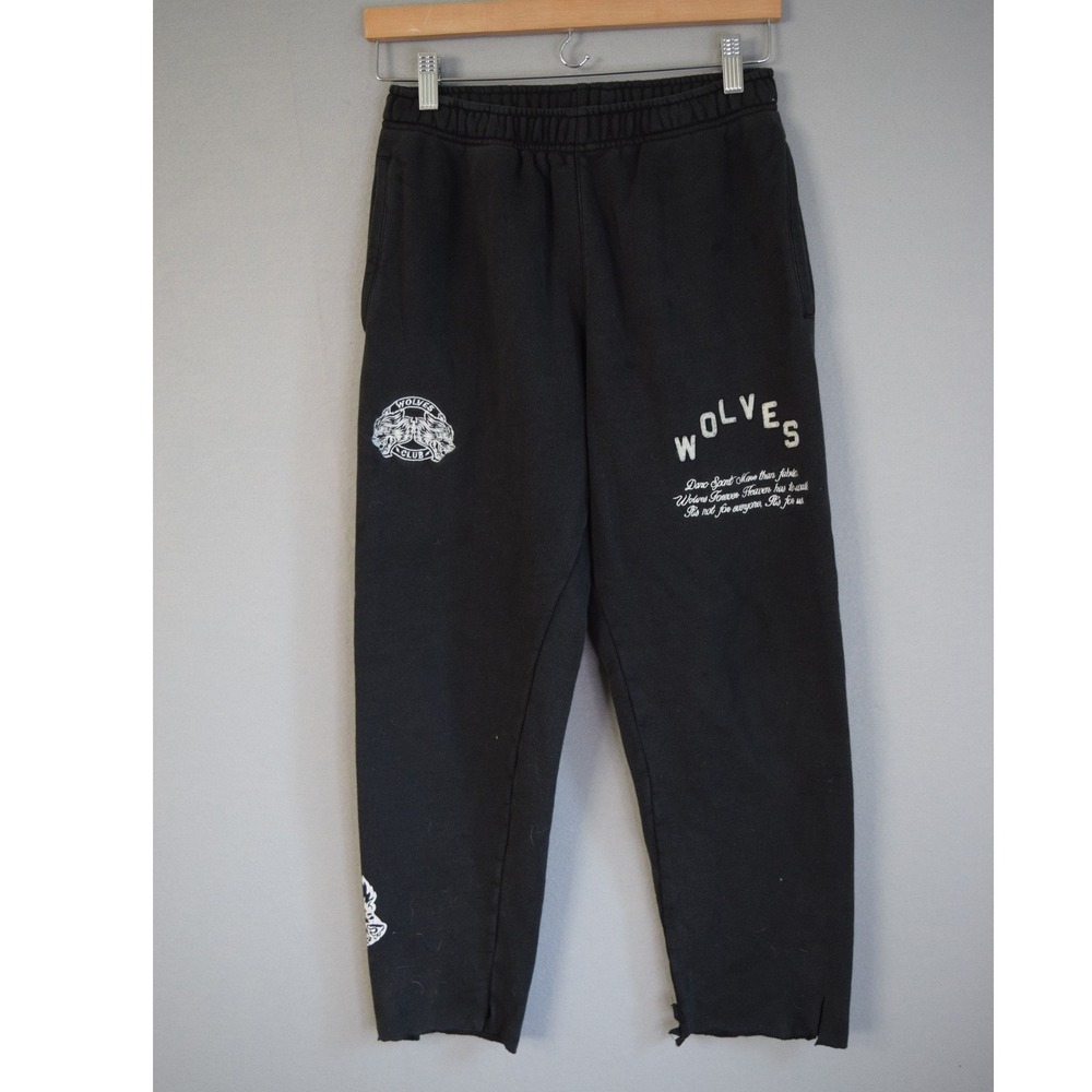 Darc Sport Sweatpants S Black Wolves Club Limited Edition SHE Mens Joggers FLAWS